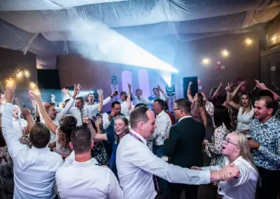 Bruiloft DJ boeken met een hoge waardering van 9,9 5 Feest met een dj van DM Music op een thuislocatie in Friesland.